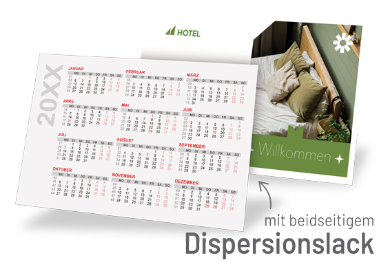 Scheckkarten-Kalender TakeOne quer