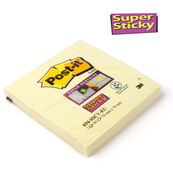 Post-it Bloc-note adhésif Super Sticky Notes, 76 x 76 mm 654-6SS-PPNK bei   günstig kaufen