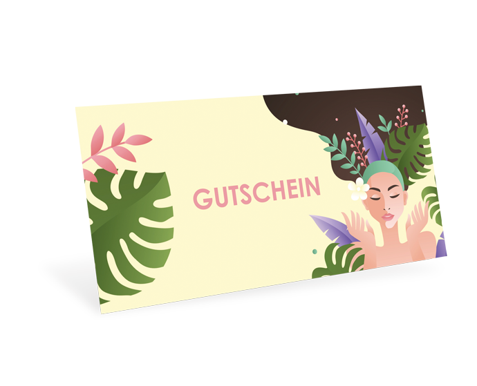 Gutscheinkarte Classic "Tropical Beauty" individuell