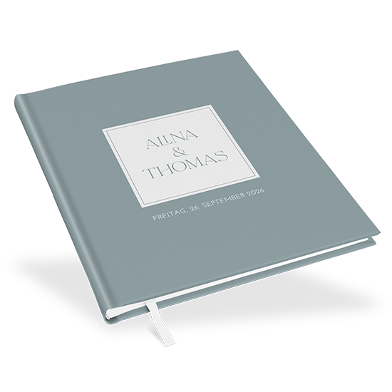 Gästebuch Hochzeit - Minimalistisch "Nordic Shore" - GBH-25001-M-09