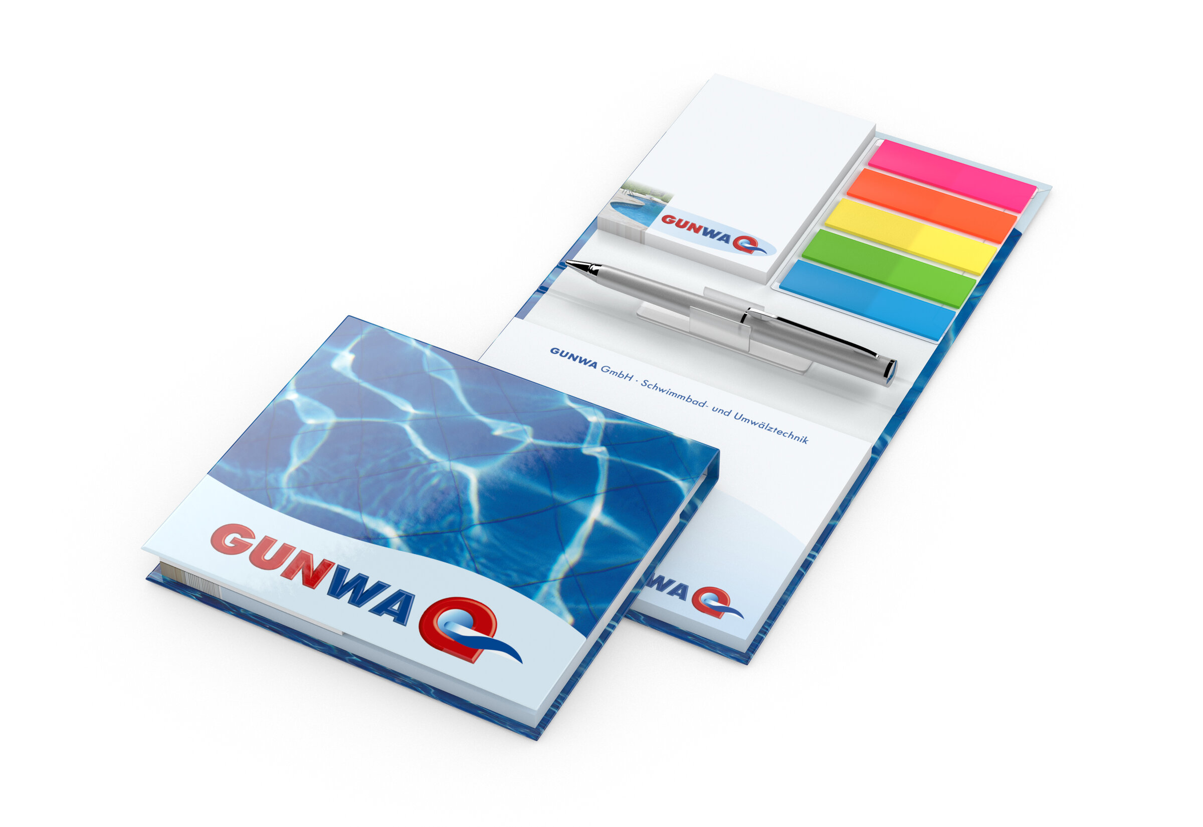 BIZSTIX® Pocket-Set Hardcover - Haftnotizen-Set für die Hosentasche