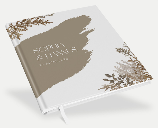 Gästebuch Hochzeit - Boho "Earthstroke" - GBH-25001-B-09