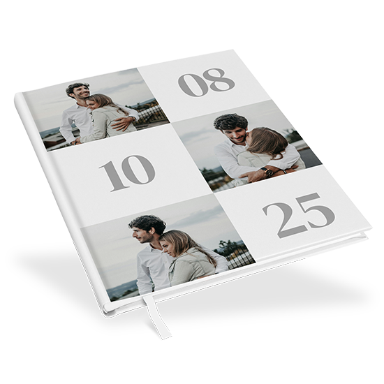Gästebuch Hochzeit - Minimalistisch "Oslo" - GBH-25001-M-04