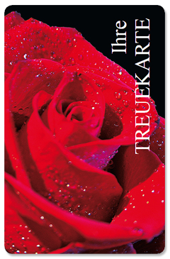 Treuekarte "einsame Rose" - 1244010124
