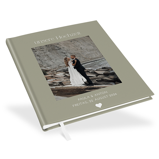 Erinnerungsbuch Hochzeit - Minimalistisch "Vienna" - EBH-25001-M-08