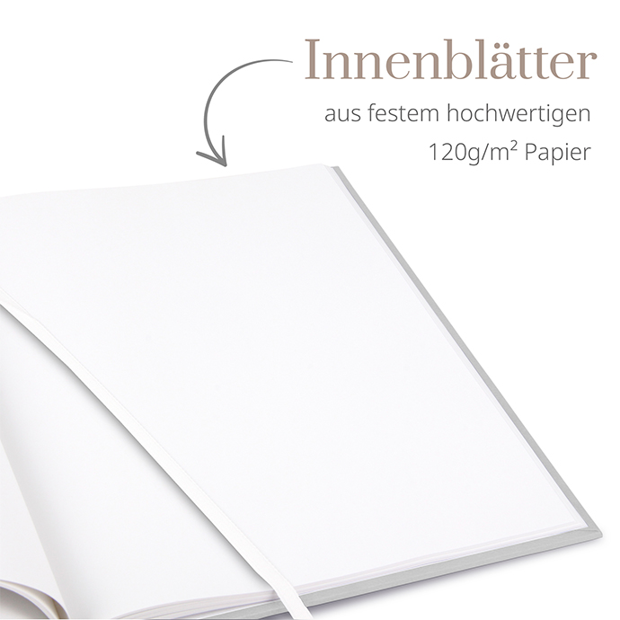Gästebuch Geburtstag "Soft Aqua"