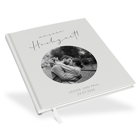 Gästebuch Hochzeit - Minimalistisch "Paris" - GBH-25001-M-02