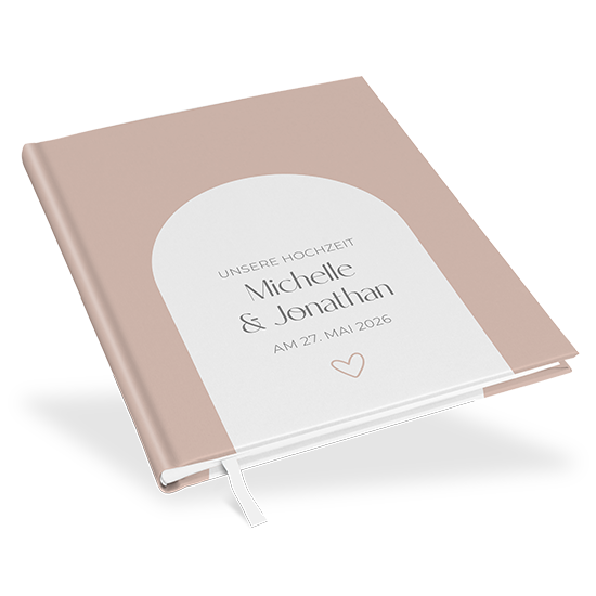 Gästebuch Hochzeit - Minimalistisch "Lille" - GBH-25001-M-10