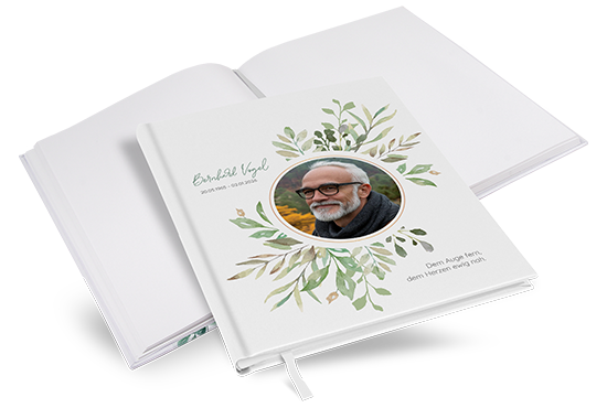 Kondolenzbuch - Eucalyptus Crown - KB-25001-G-06