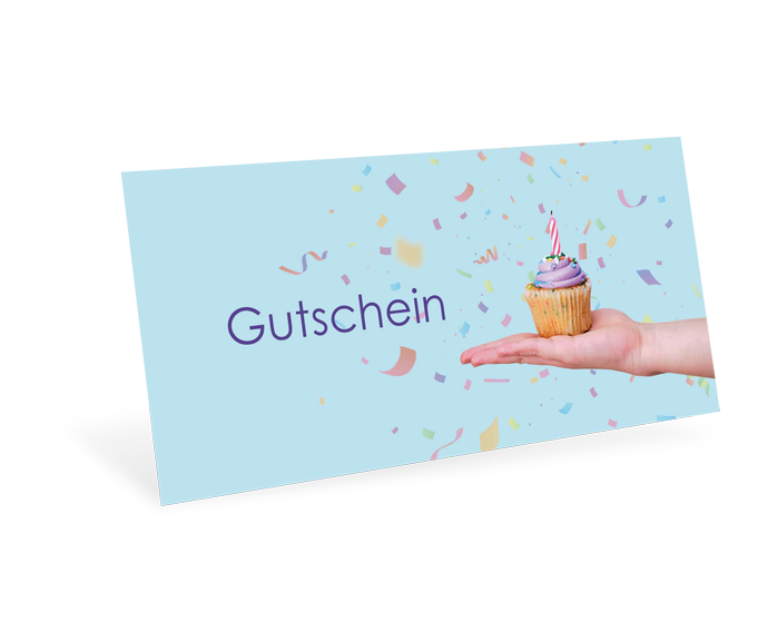 Gutscheinkarte Classic "Cupcake"