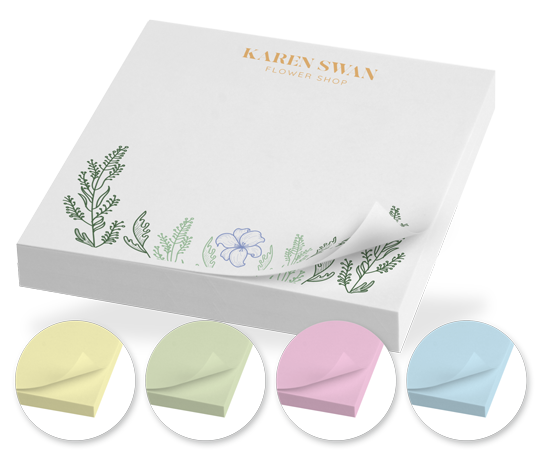 Haftnotizen Premium Papier im Format 72 x 72 mm - 1401000001