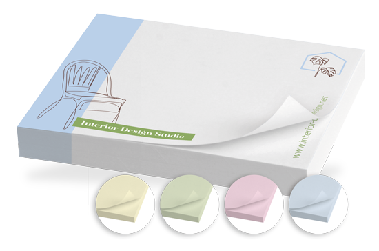 Haftnotizen Premium Papier im Format 100 x 72 mm - 1401000002