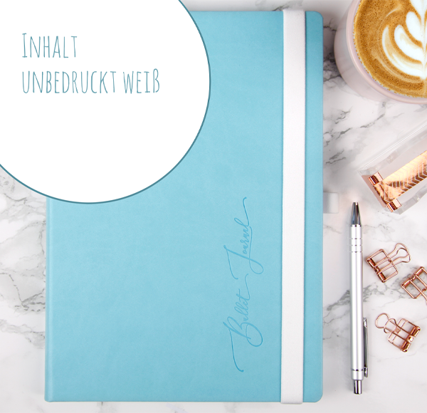 Marthiesens® Bullet Journal, Inhaltsseiten weiß