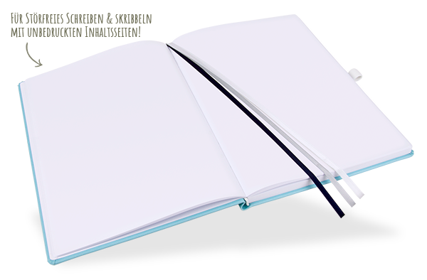 Marthiesens® Bullet Journal, Inhaltsseiten weiß
