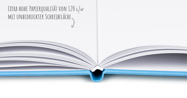 Marthiesens® Bullet Journal, Inhaltsseiten weiß
