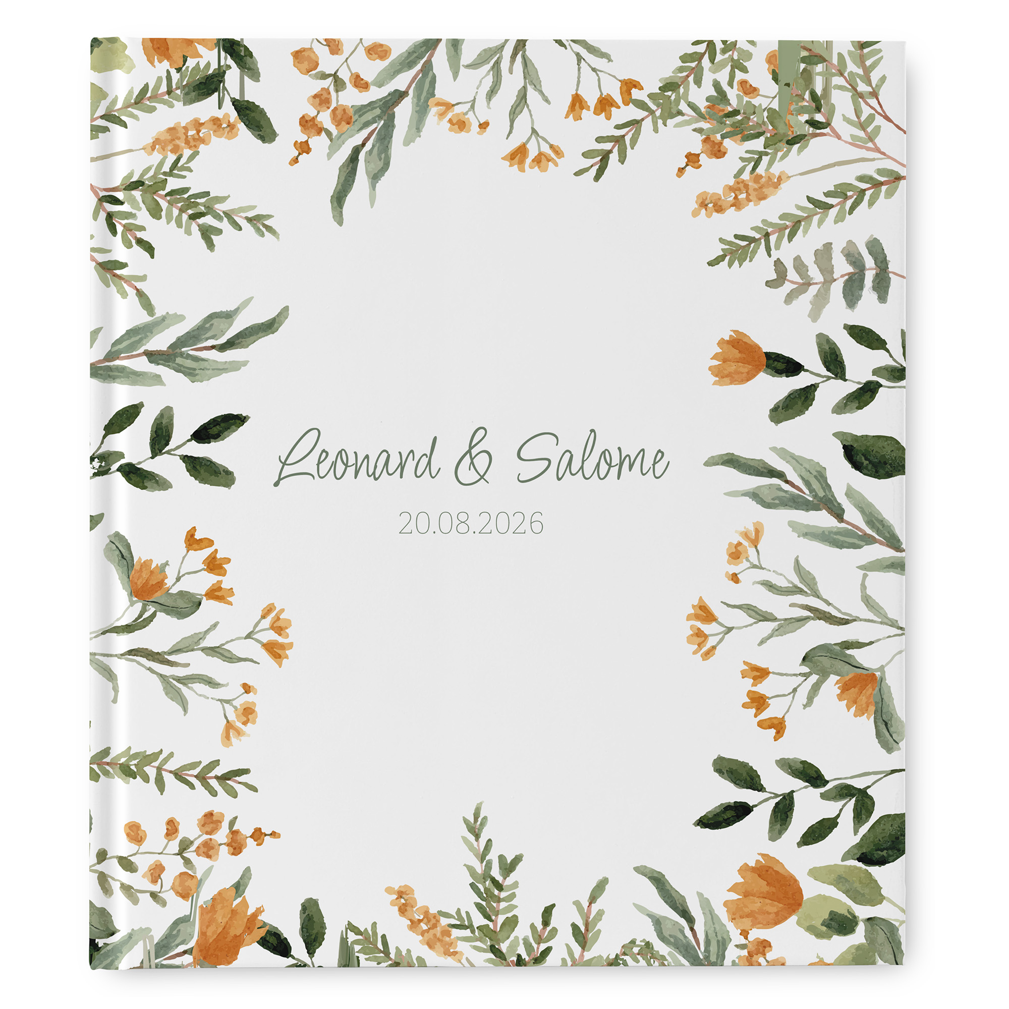 Erinnerungsbuch Hochzeit - Floral "Warm Botanicals"
