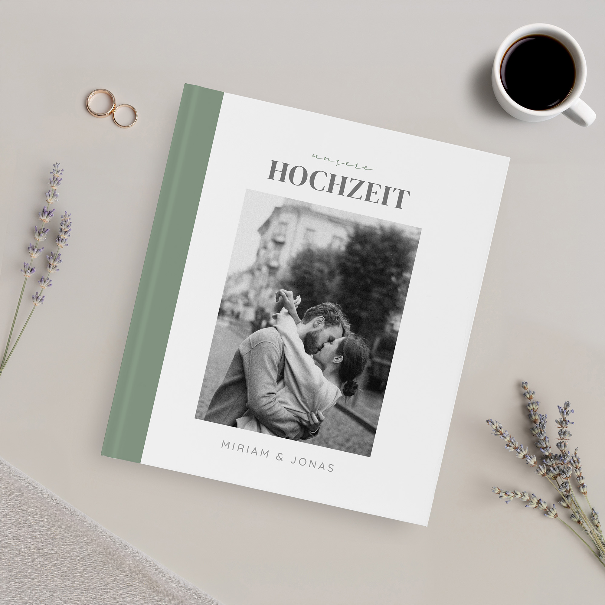 Erinnerungsbuch Hochzeit - Minimalistisch "Berlin"