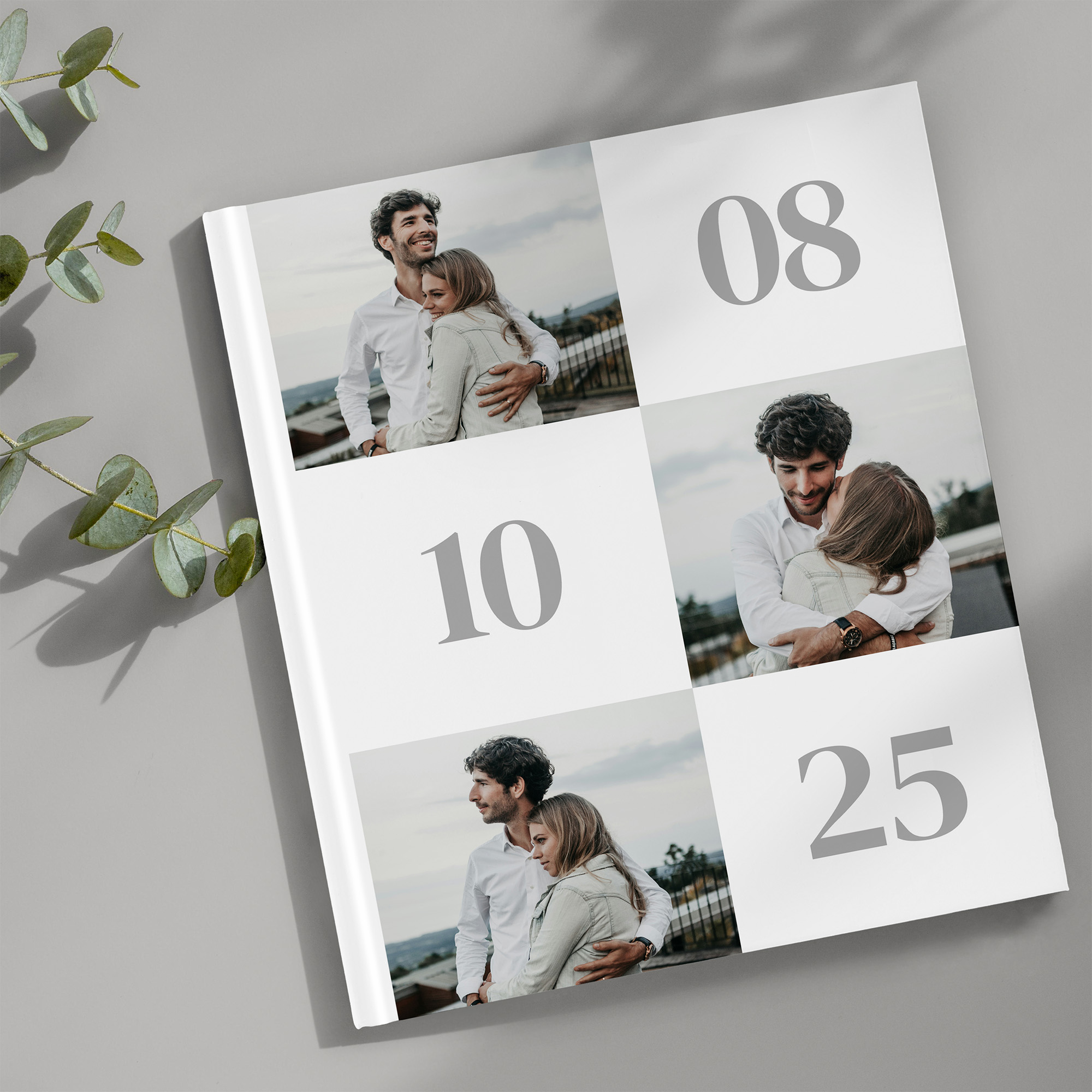 Erinnerungsbuch Hochzeit - Minimalistisch "Oslo"