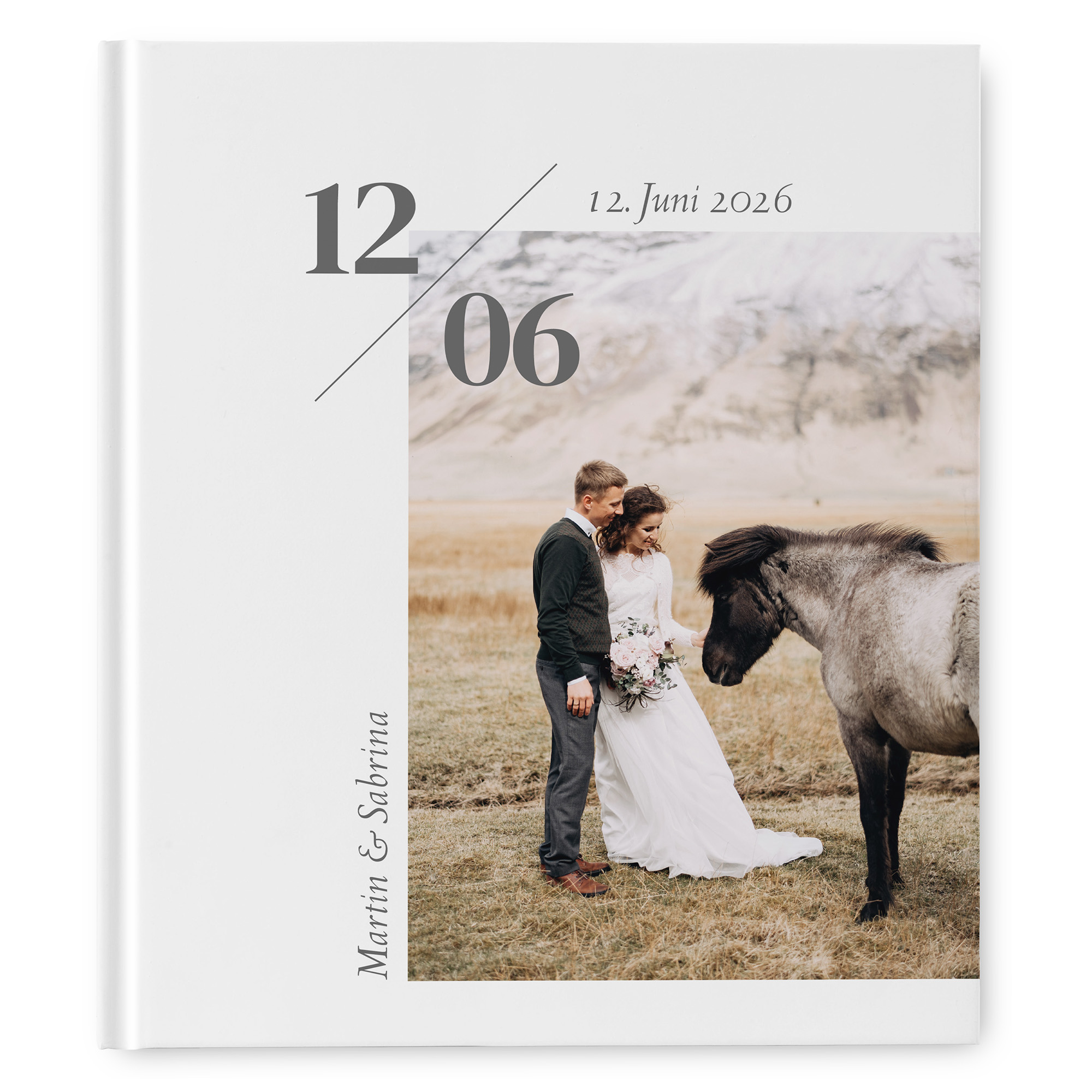 Erinnerungsbuch Hochzeit - Minimalistisch "Helsinki"