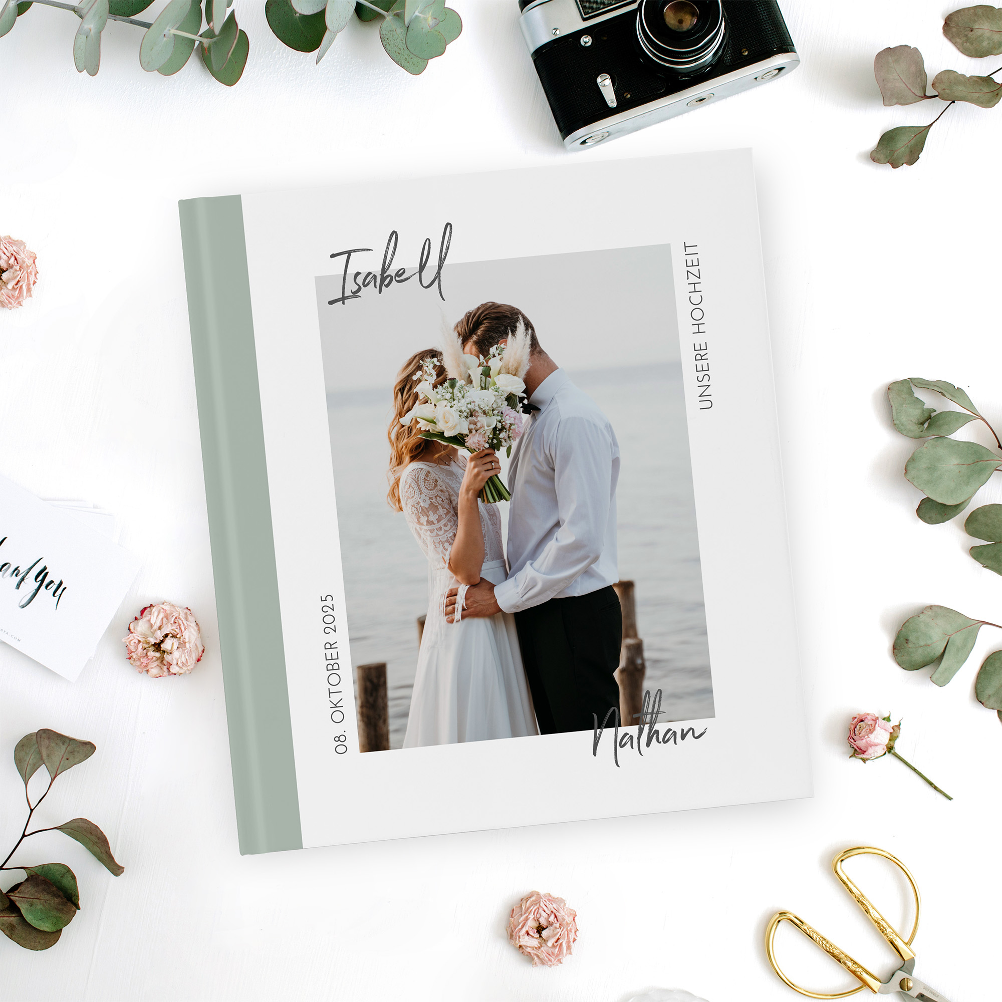 Erinnerungsbuch Hochzeit - Minimalistisch "Florence"