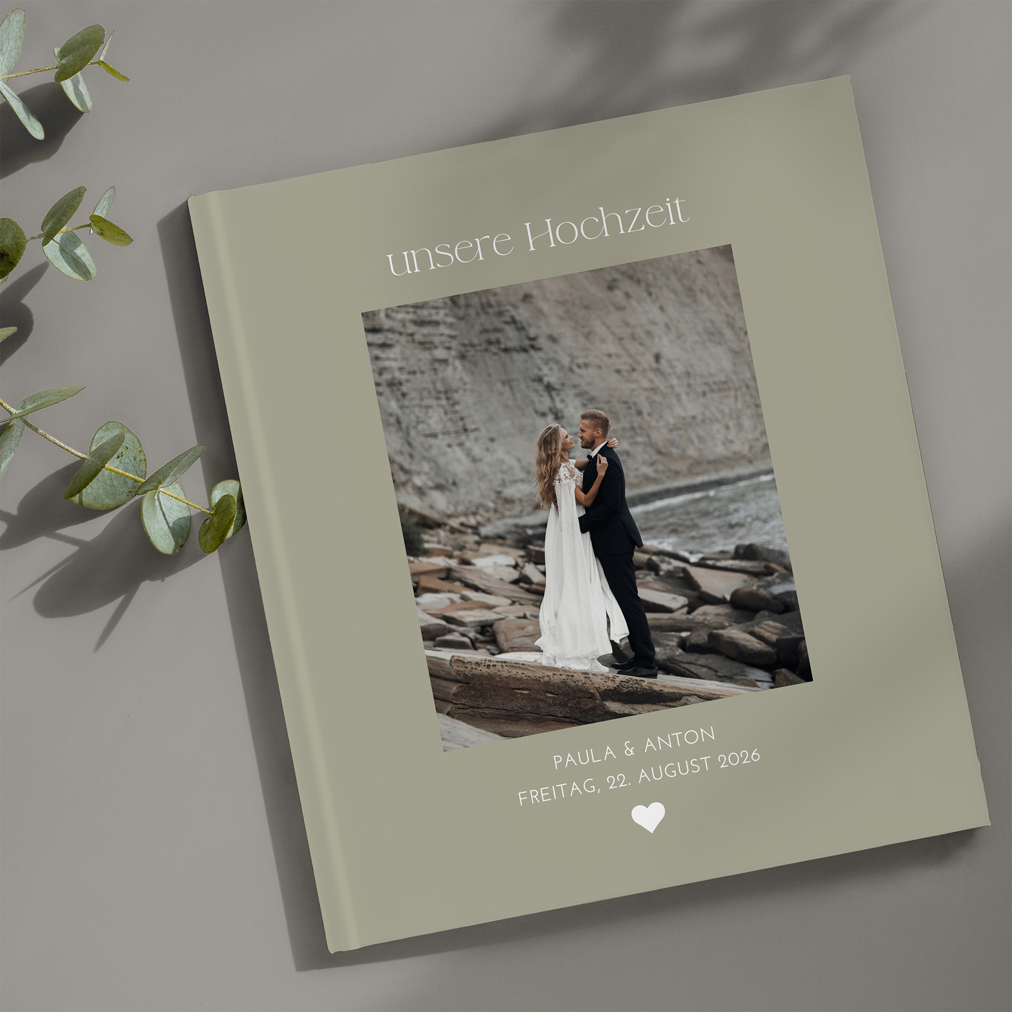 Gästebuch Hochzeit - Minimalistisch "Vienna"