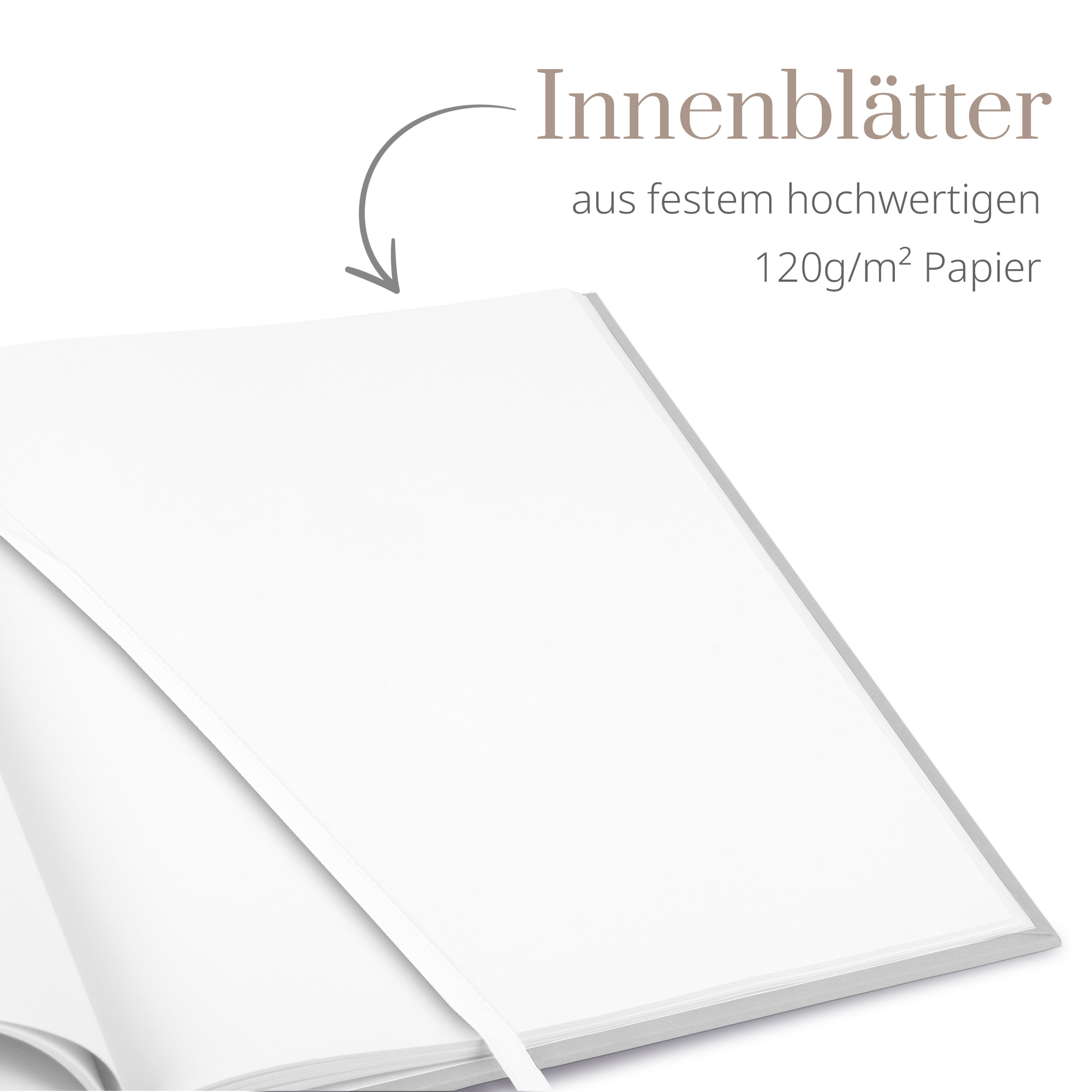 Gästebuch Hochzeit - Floral "daisy field"