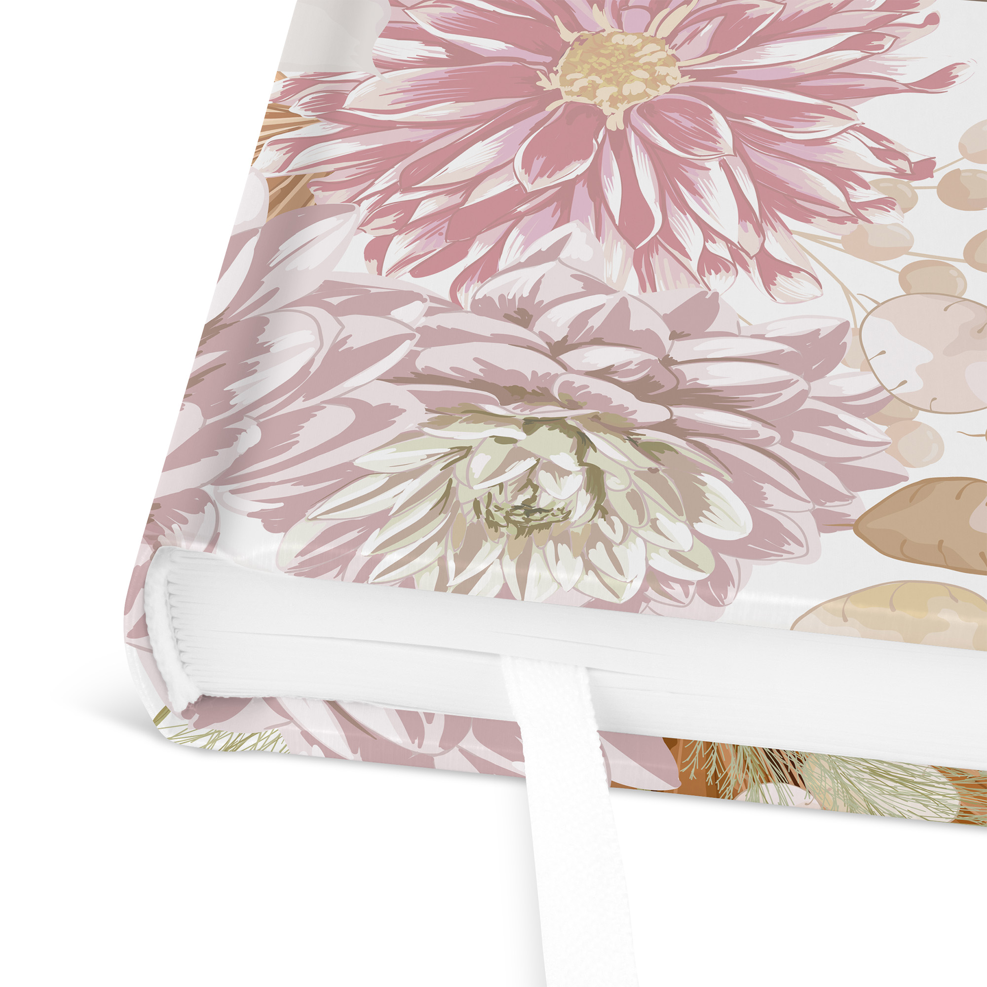 Gästebuch Hochzeit - Floral "terracotta blossom"