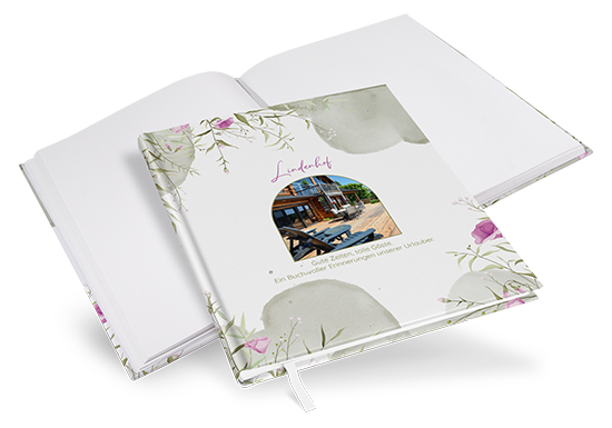 Gästebuch Ferienwohnung - Aquarell "Wildflower Garden" - GBF-25001-A-08