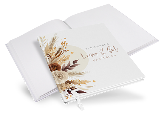 Gästebuch Ferienwohnung - Boho "Earth Bouquet" - GBF-25001-B-04