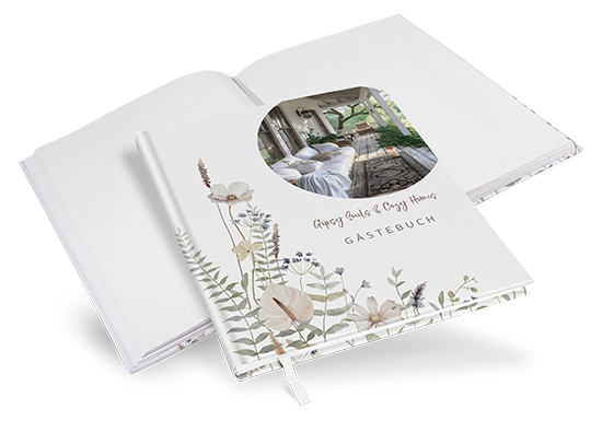 Gästebuch Ferienwohnung  - Boho "Pastel Bloom" - GBF-25001-B-08