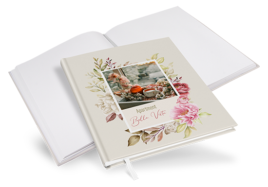 Gästebuch Ferienwohnung - Floral "Peony Bloom" - GBF-25001-F-02
