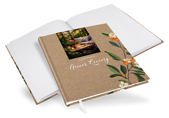 Gästebuch Ferienwohnung - Greenery "Manila 02" - GBF-25001-G-03