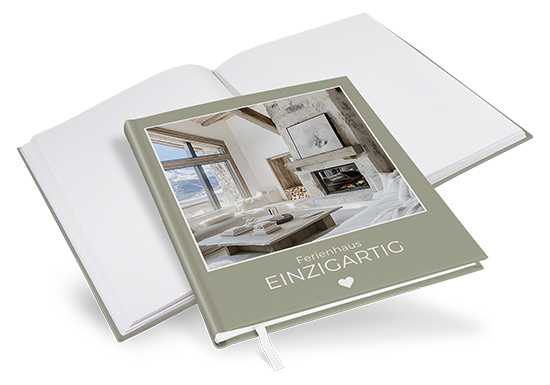 Gästebuch Ferienwohnung - Minimalistisch "Vienna" - GBF-25001-M-08