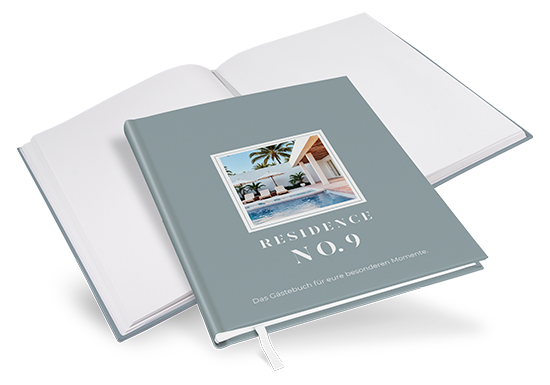 Gästebuch Ferienwohnung - Minimalistisch "Nordic Shore" - GBF-25001-M-09