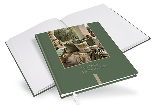 Gästebuch Ferienwohnung - Minimalistisch "Simply Green" - GBF-25001-M-12