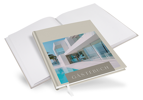 Gästebuch Ferienwohnung - Minimalistisch "Latte Macchiato" - GBF-25001-M-14