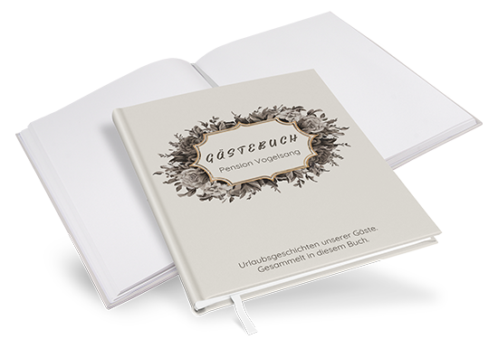 Gästebuch Ferienwohnung - Vintage "Baroque Frame" - GBF-25001-V-01