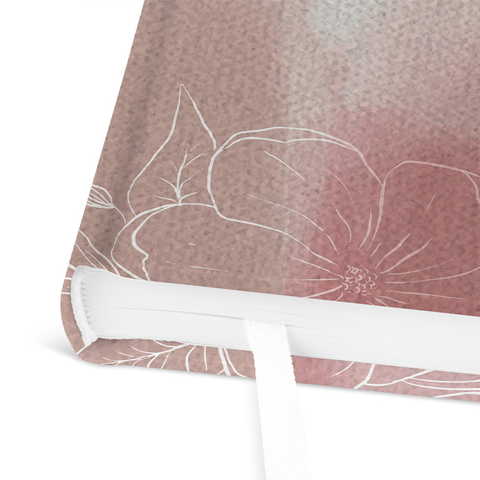 Gästebuch Geburtstag - Aquarell - "dusty bloom"