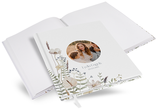 Gästebuch Geburtstag - Boho "Pastel Bloom" - GBG-25001-B-08