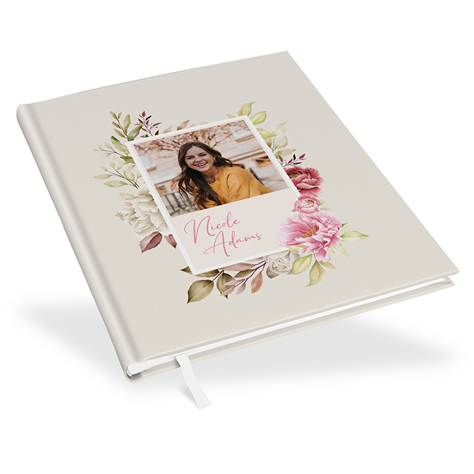 Gästebuch Geburtstag - Floral "Peony Bloom"