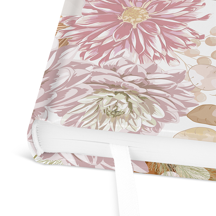 Gästebuch Geburtstag - Floral "Terracotta Blossom"