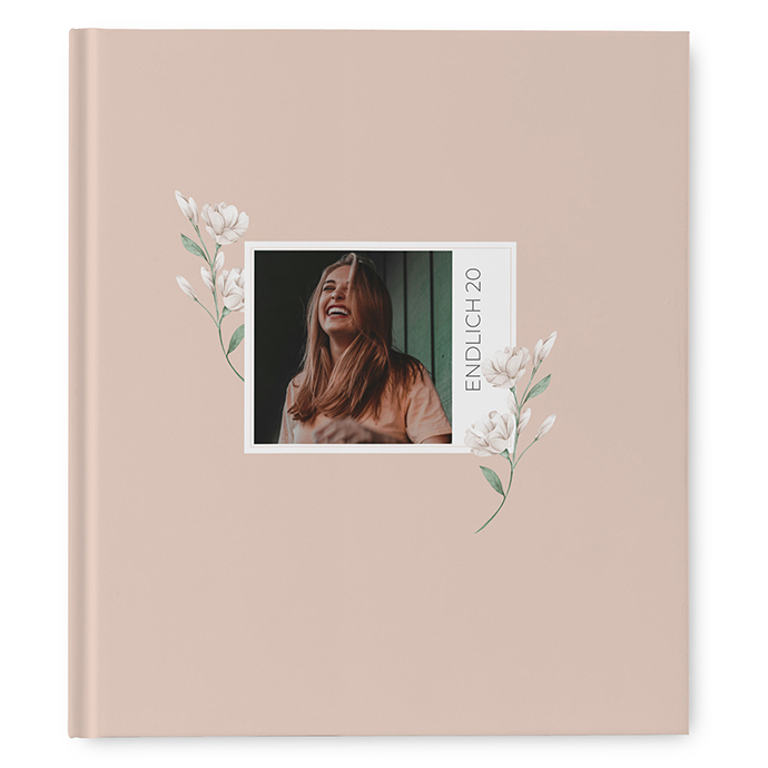 Gästebuch Geburtstag - Floral "Neutral Florals"