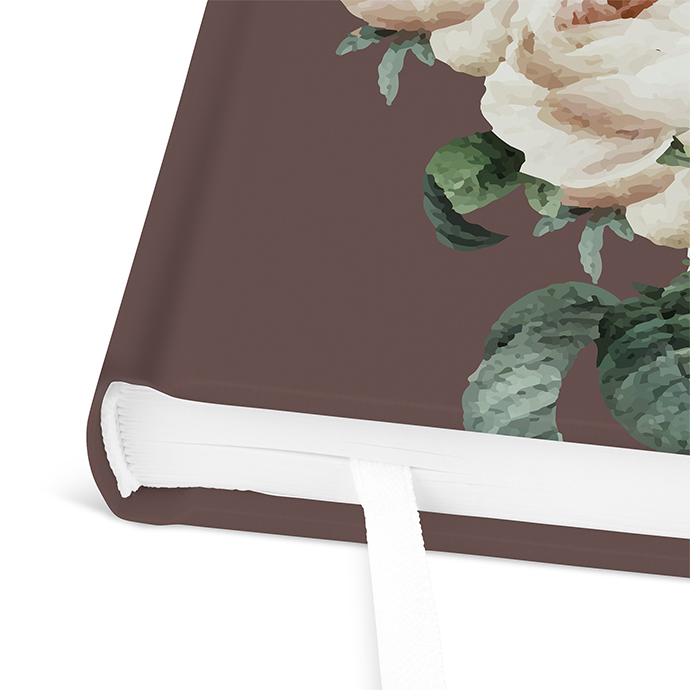Gästebuch Geburtstag - Floral "Antique Rose"