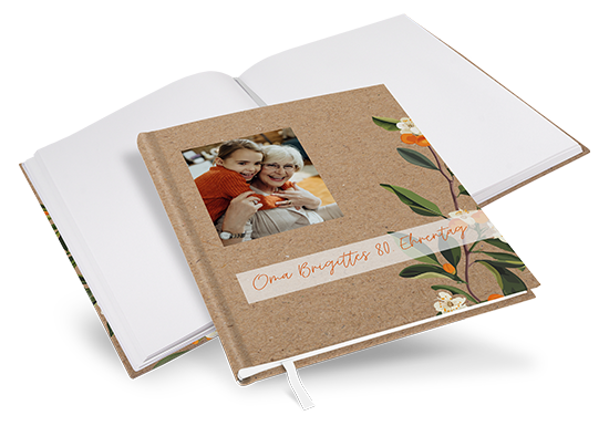 Gästebuch Geburtstag - Greenery "Manila 02" - GBG-25001-G-03