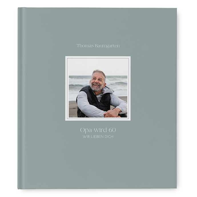 Gästebuch Geburtstag - Minimalistisch "Nordic Shore"