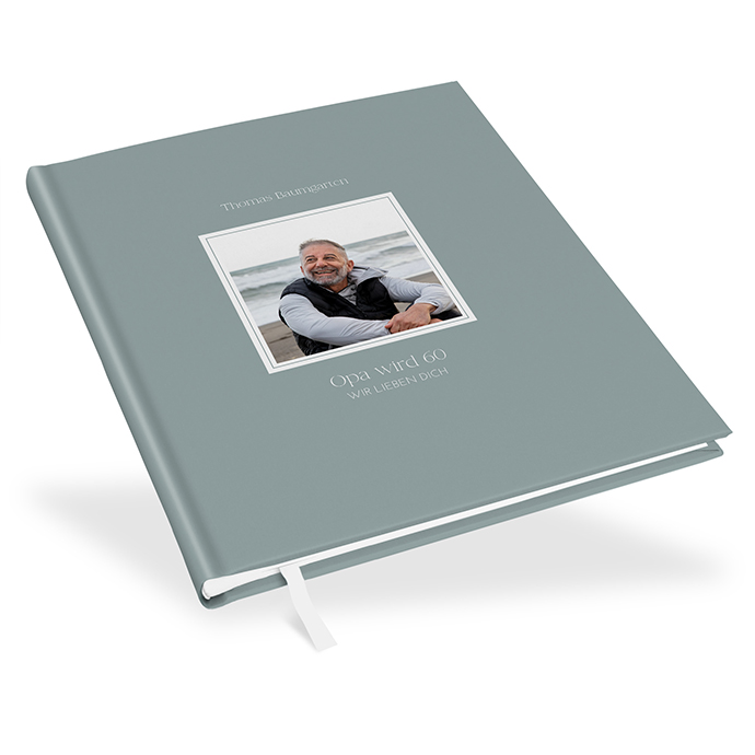 Gästebuch Geburtstag - Minimalistisch "Nordic Shore"
