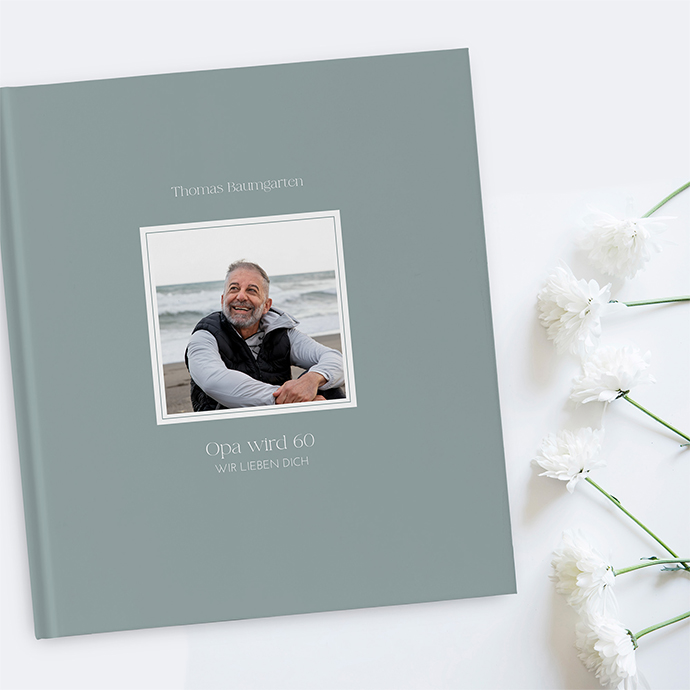 Gästebuch Geburtstag - Minimalistisch "Nordic Shore"