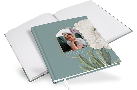 Gästebuch Geburtstag - Vintage "Floral Epoque" - GBG-25001-V-06