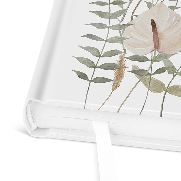 Gästebuch Taufe - Boho "Pastel Bloom"