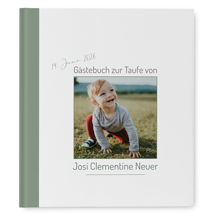 Gästebuch Taufe - Minimalistisch "Berlin"